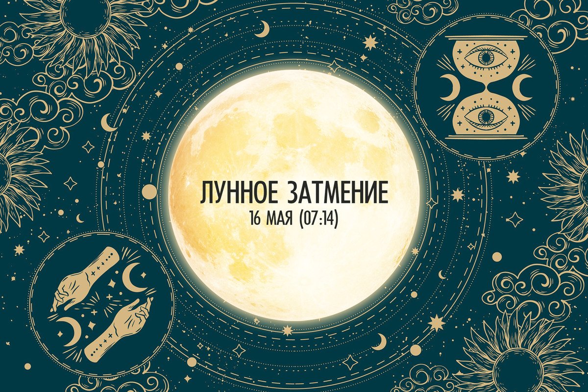 Внимание! ЛУННОЕ ЗАТМЕНИЕ - 16 МАЯ (7:04). Рекомендации астролога