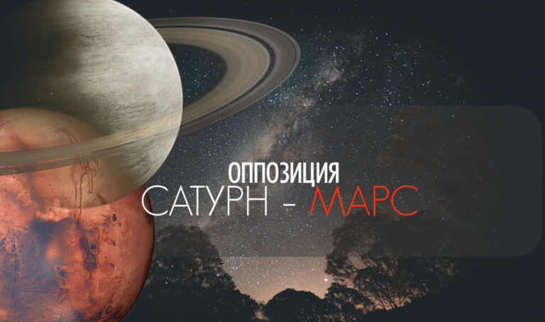 7−12 августа 2025 — оппозиция Марса и Сатурна