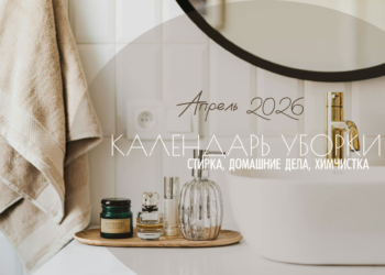 Календарь уборки на&nbsp;апрель 2026