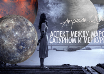 Соединение Меркурия, Марса и&nbsp;Сатурна&nbsp;&mdash; 20&nbsp;апреля 2026
