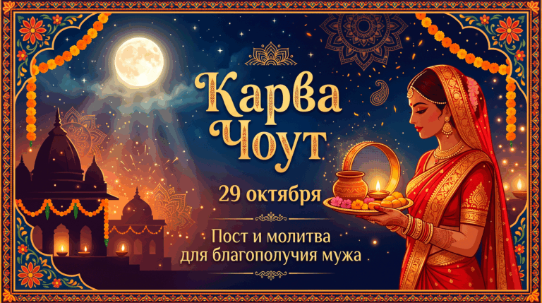 29 октября 2026 «Карва Чоут» — практика для замужних женщит