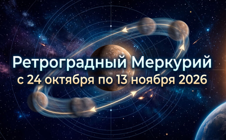 С 24 октября до 13 ноября 2026 — ретроградный Меркурий.