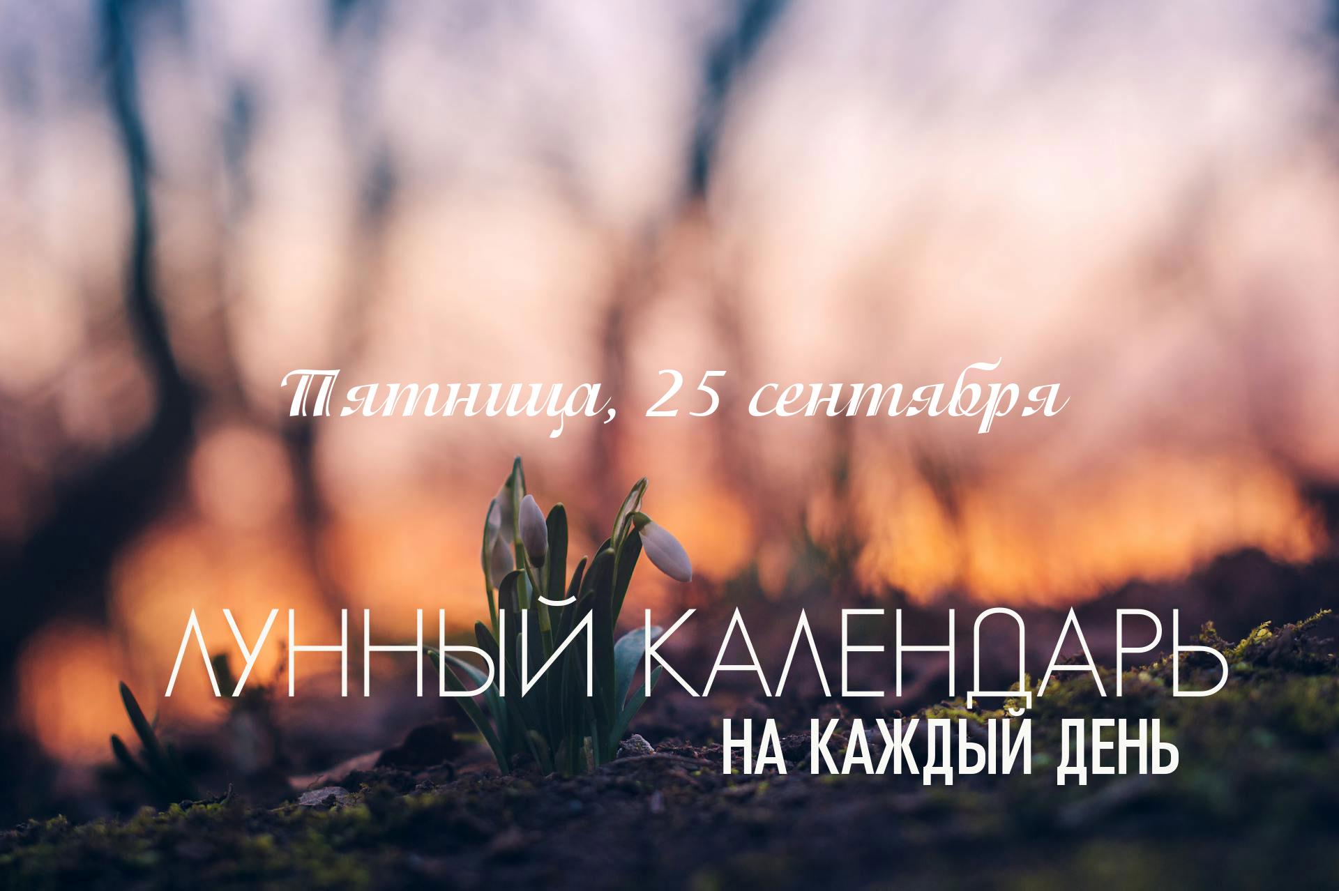Лунный календарь на 25 сентября 2026 ⚡Сложный и запутанный по астрологическим влияниям день. Рекомендуется полностью исключить любые новые начинания. Если вам предстоят важные дела - обязательно практикуйте чтение мантры "Ом Ганешая Намаха" или защитных мантр и молитв. Сегодня пространство не дает поддержки. Поэтому нужно быть очень внимательными. Не рискуйте. Энергию дня нужно использовать для удаления из жизни всего, что мешает вам расти и отравляет ваше существование.